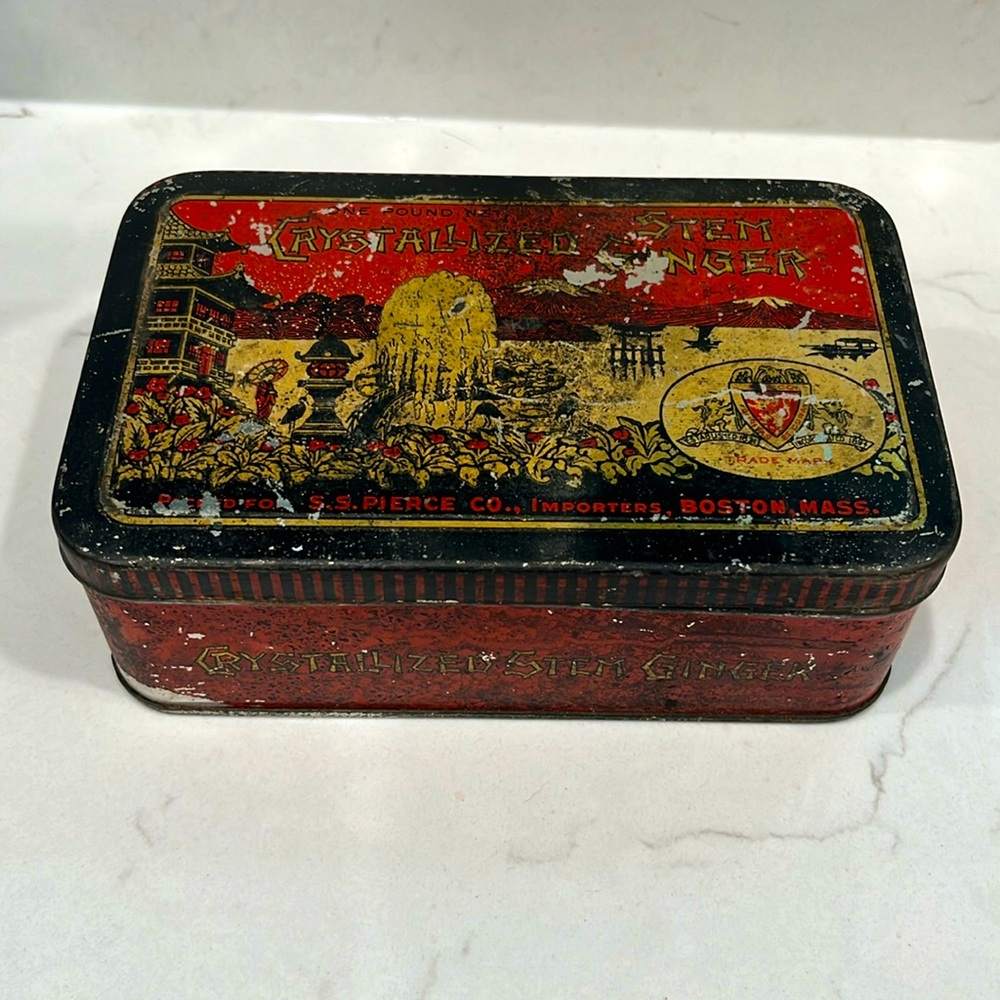 Vintage Antique Tin